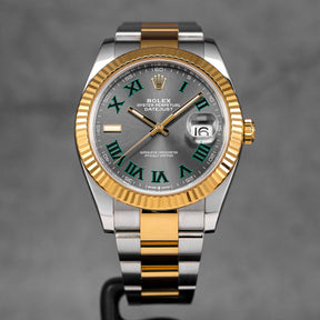 Harga Rolex Datejust 41mm Twotone Wimbledon Indonesia