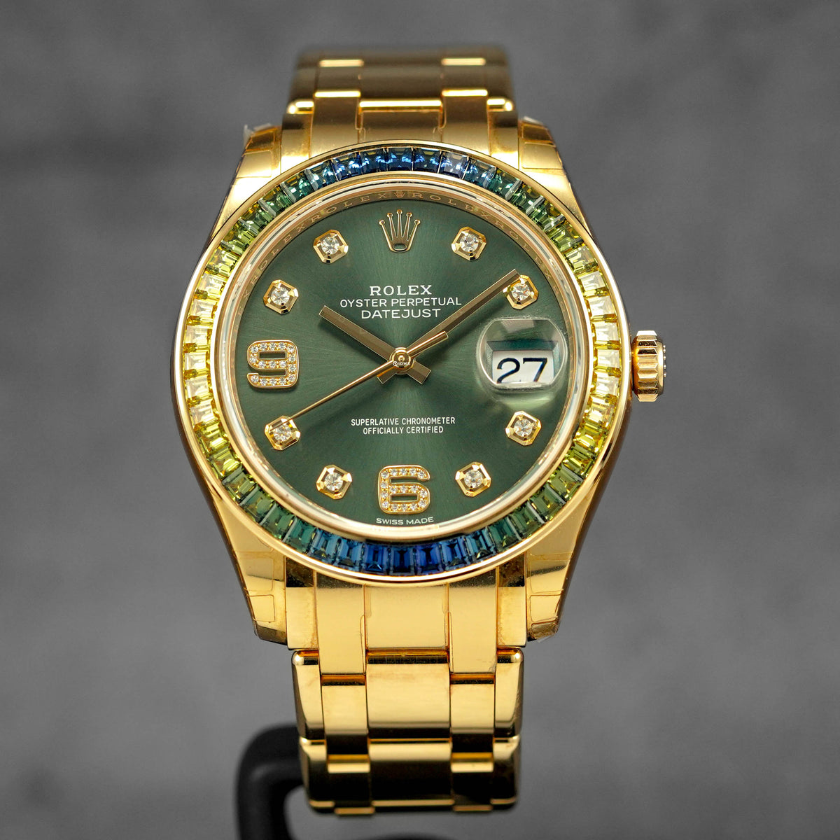 Harga Rolex Datejust Pearlmaster Olive Green Indonesia