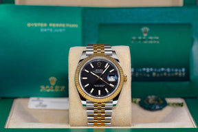 Harga Rolex Datejust Twotone Black Indonesia