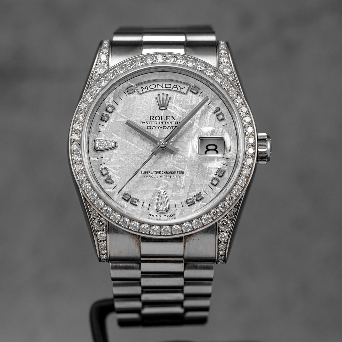 Harga Rolex Daydate 36 118346 Meteorite Diamond Indonesia