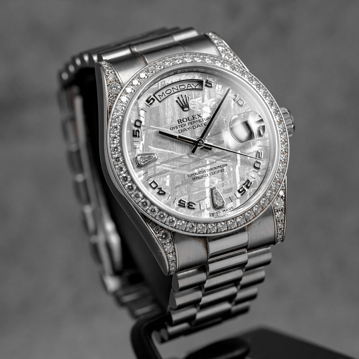 Harga Rolex Daydate 36 118346 Meteorite Diamond Indonesia