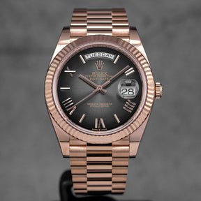DAYDATE 40MM ROSEGOLD SLATE OMBRE DIAL (2025)