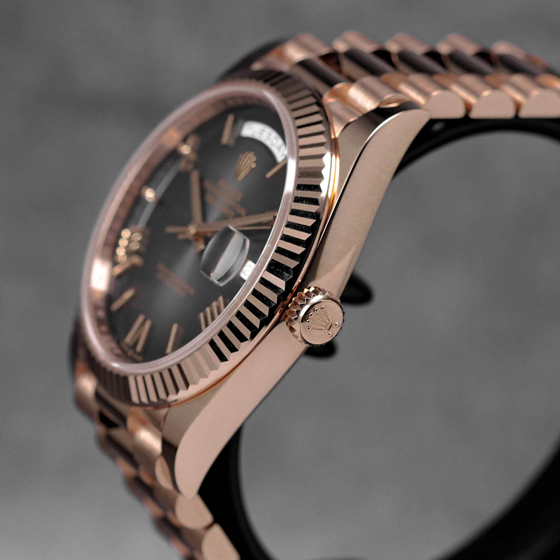 DAYDATE 40MM ROSEGOLD SLATE OMBRE DIAL (2025)