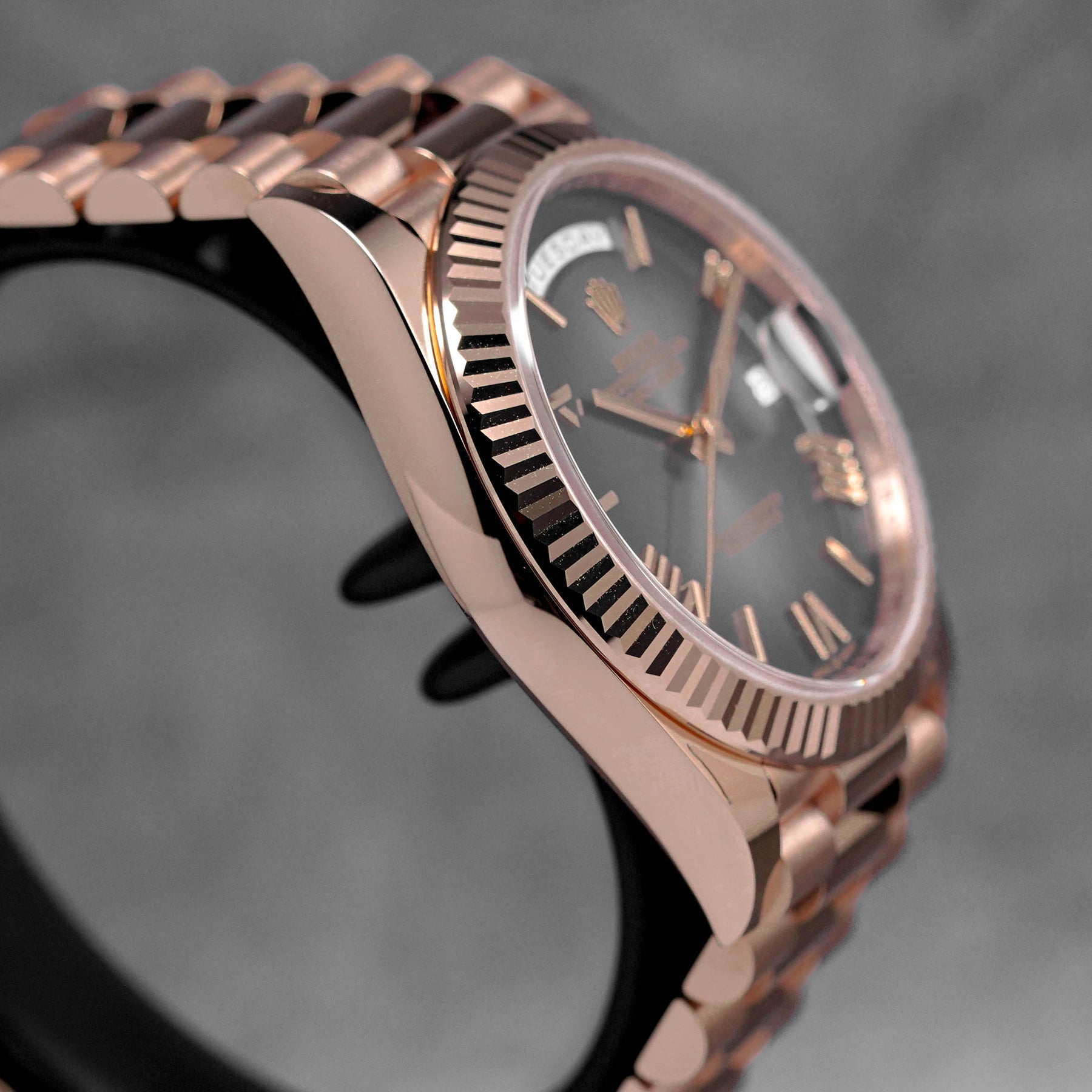 DAYDATE 40MM ROSEGOLD SLATE OMBRE DIAL (2025)