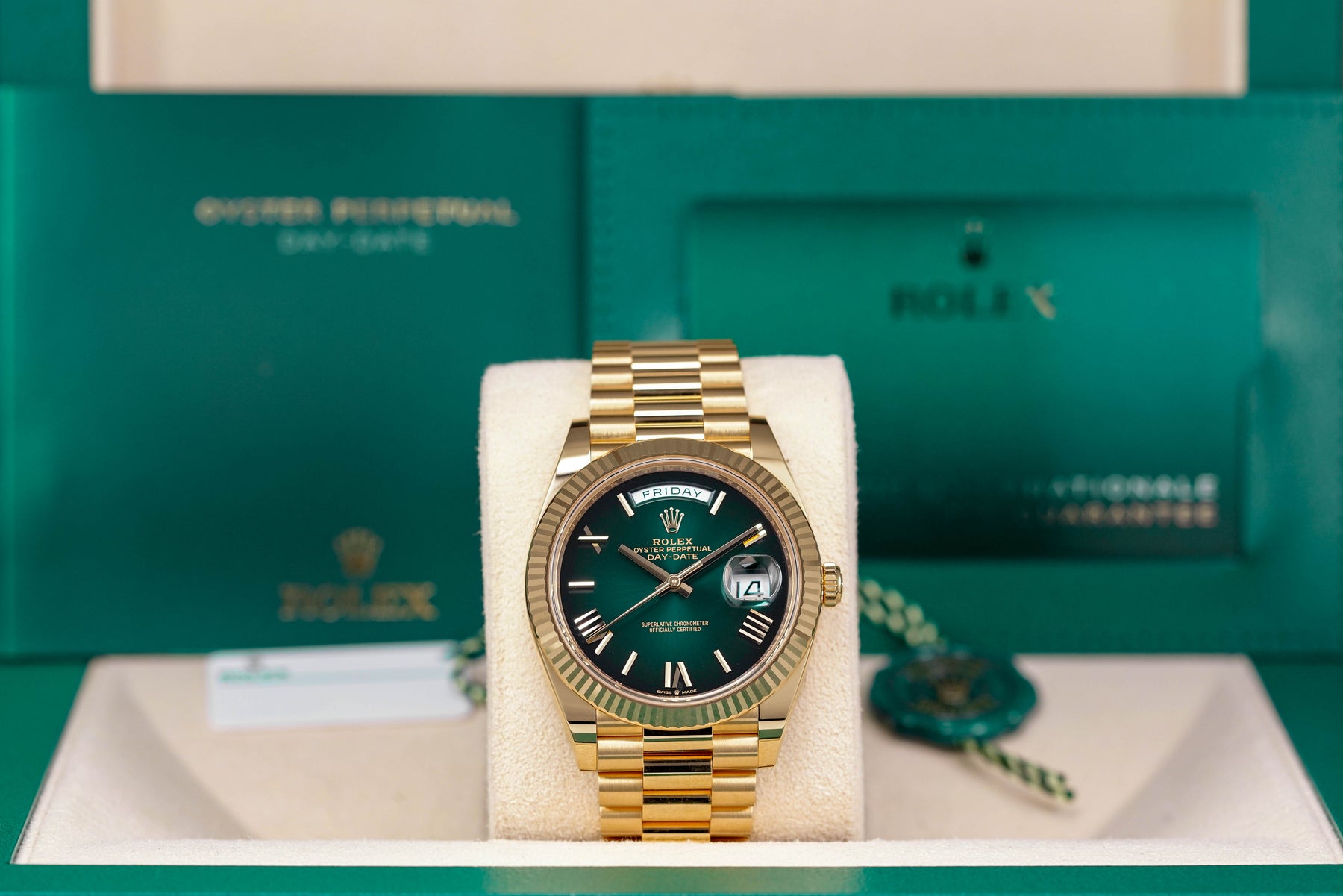 Harga Rolex Daydate Green Ombre Indonesia