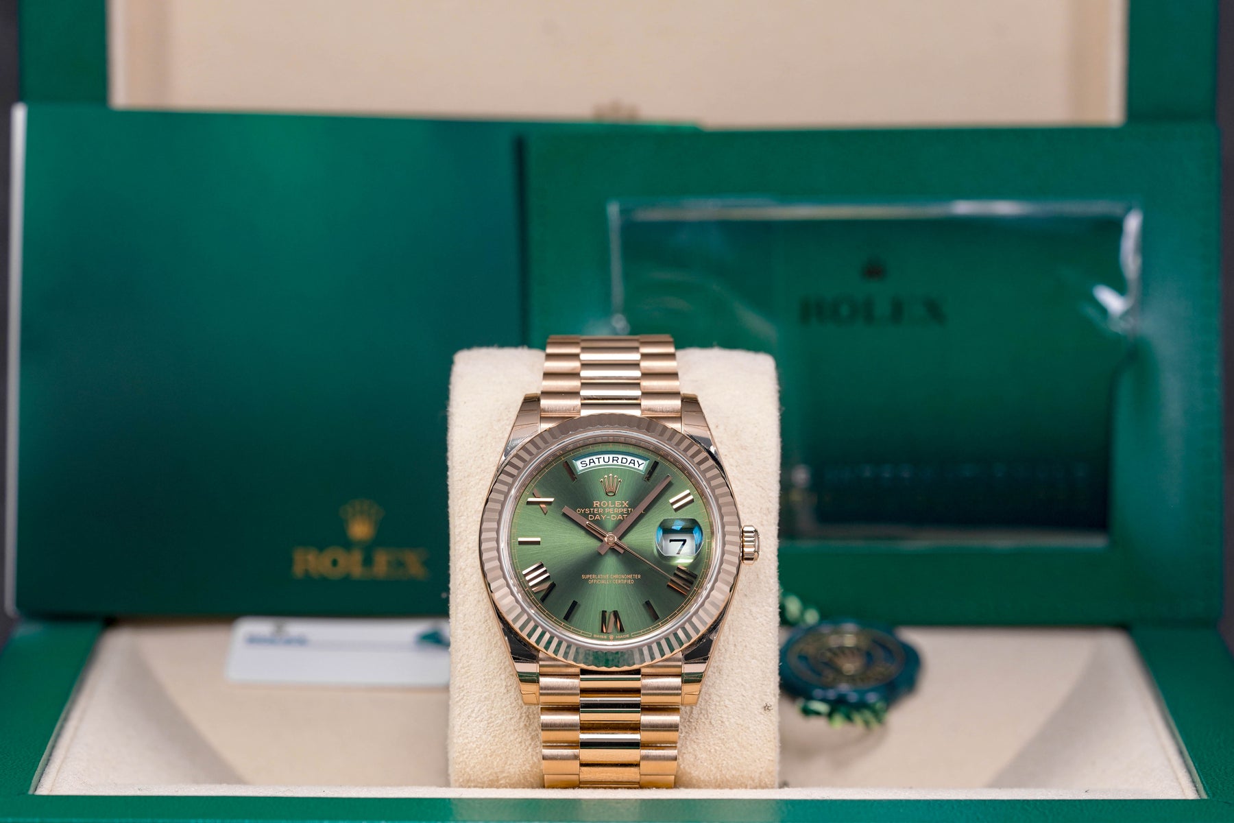 Harga Rolex Daydate Olive Green Indonesia
