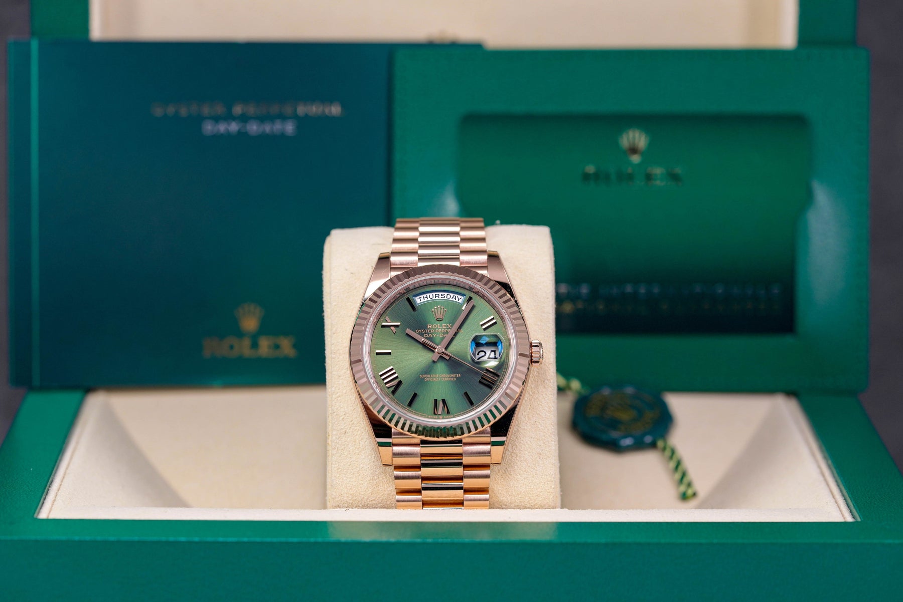 Harga Rolex Daydate Olive Green Indonesia