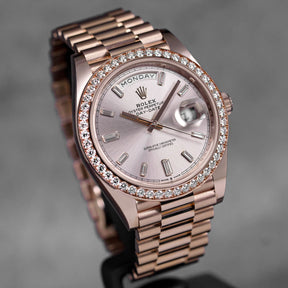 Harga Rolex Daydate Rosegold Diamond Indonesia