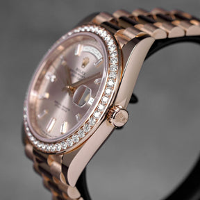 Harga Rolex Daydate Rosegold Diamond Indonesia