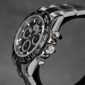 DAYTONA STEEL BLACK DIAL CERAMIC BEZEL (2017)