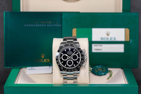 DAYTONA STEEL BLACK DIAL CERAMIC BEZEL (2017)