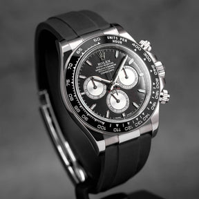 DAYTONA OYSTERFLEX WHITEGOLD BLACK DIAL RING BEZEL (2024)