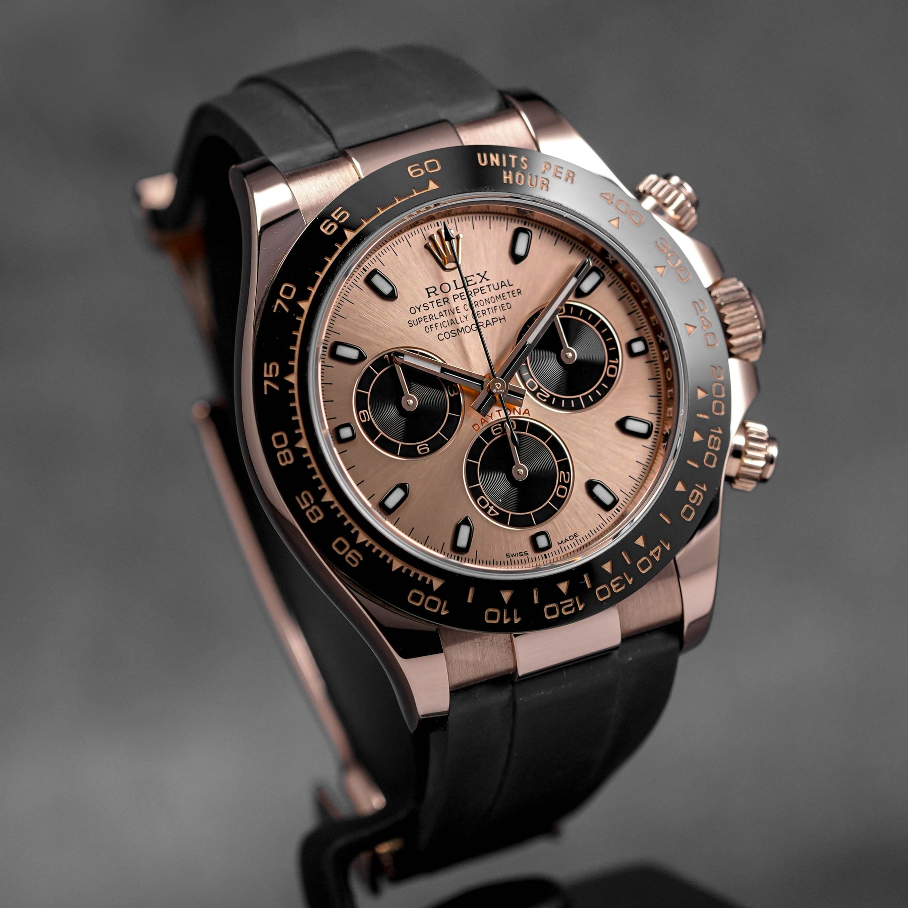 DAYTONA OYSTERFLEX ROSEGOLD PINK SUNDUST DIAL (2019)