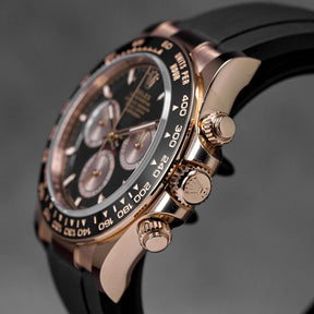 Harga Rolex Daytona Oysterflex Rosegold Black Indonesia