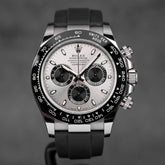 Rolex Daytona Oysterflex Whitegold Grey Indonesia