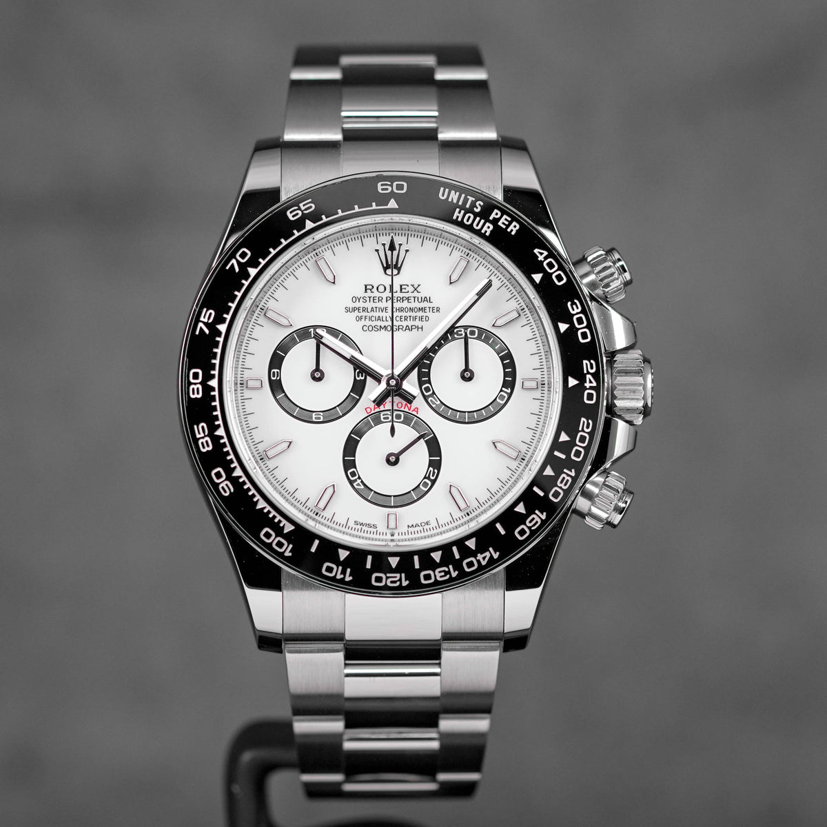 DAYTONA WHITE PANDA DIAL CERAMIC RING BEZEL (2024)