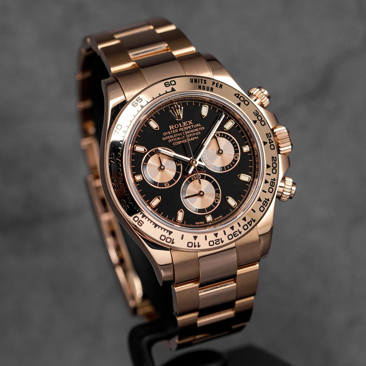 Harga Rolex Daytona Rosegold Black Indonesia
