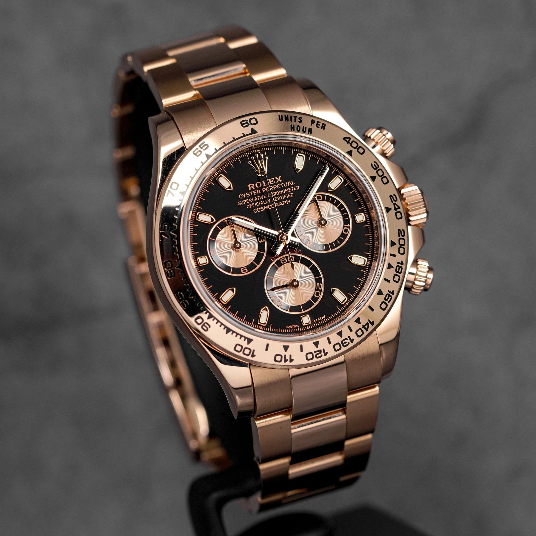 Harga Rolex Daytona Rosegold Black Indonesia