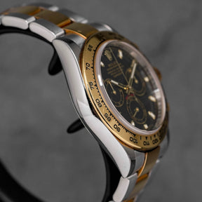 Harga Rolex Daytona Twotone Yellowgold Black Indonesia
