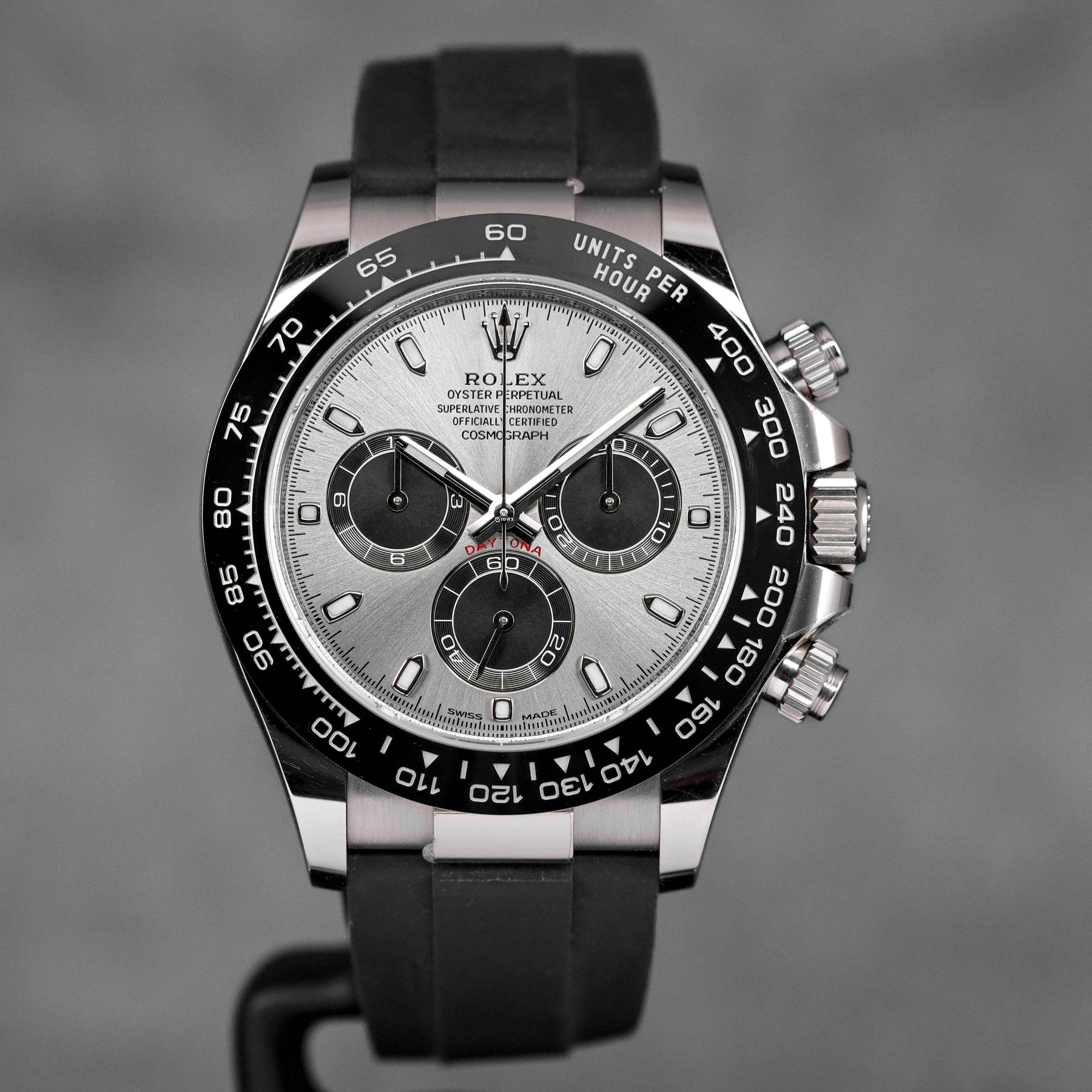 Harga Rolex Daytona Whitegold Grey Indonesia