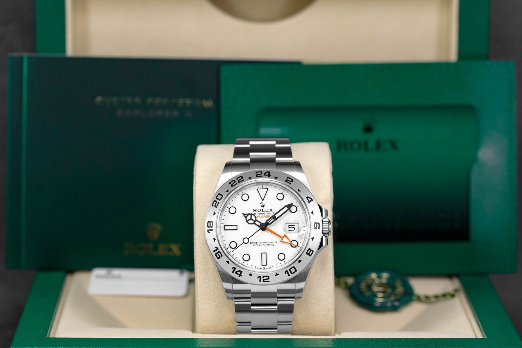 ROLEX EXPLORER II 42MM WHITE DIAL 2024 OMNILUXE