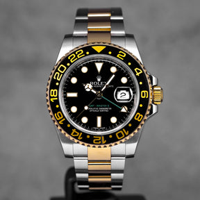 GMT MASTER-II TWOTONE YELLOWGOLD BLACK DIAL (2011)