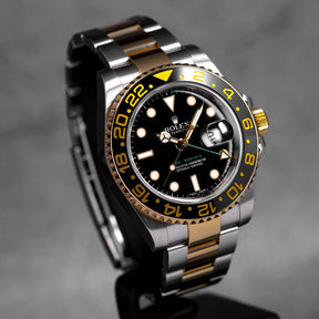 GMT MASTER-II TWOTONE YELLOWGOLD BLACK DIAL (2011)