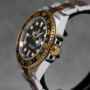 GMT MASTER-II TWOTONE YELLOWGOLD BLACK DIAL (2011)