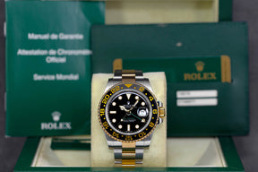 GMT MASTER-II TWOTONE YELLOWGOLD BLACK DIAL (2011)