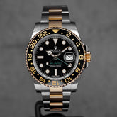 Harga Rolex GMT Master II Twotone Yellowgold Black Indonesia