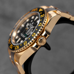 Harga Rolex GMT Master II Yellowgold Black