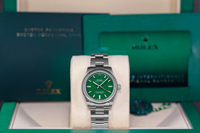 Harga Rolex Oyster Perpetual 31 Green Indonesia