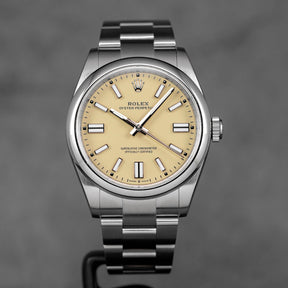 ROLEX OYSTER PERPETUAL 41MM BEIGE DIAL (2025)