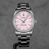 OYSTER PERPETUAL 34MM CANDY PINK DIAL (2025)