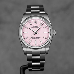 OYSTER PERPETUAL 34MM CANDY PINK DIAL (2025)