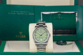 Harga Rolex Oyster Perteual 36 Pistachio Indonesia