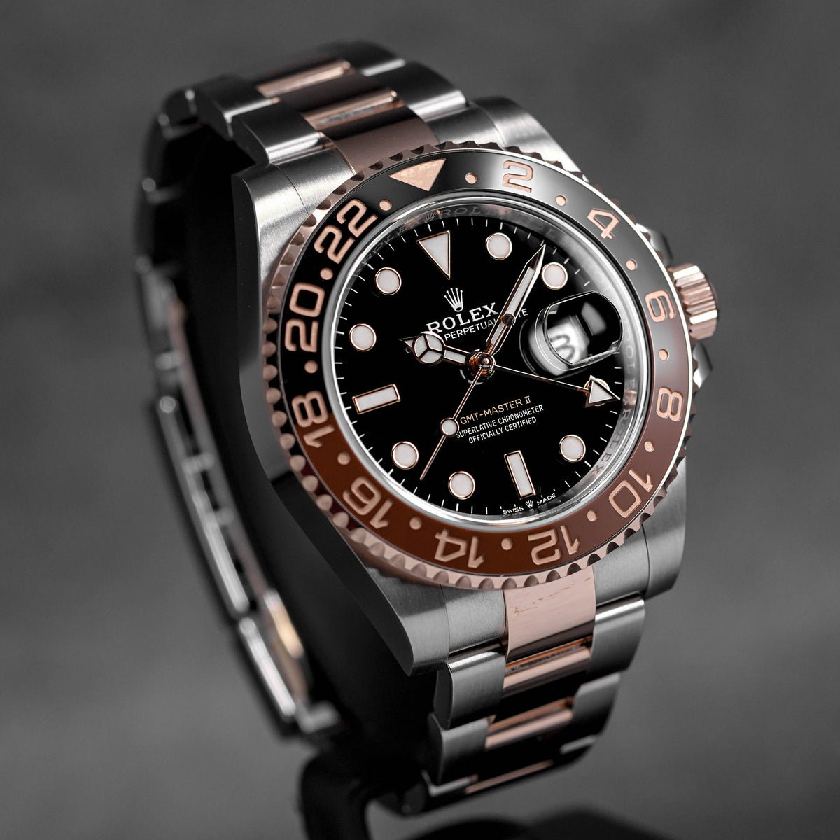 GMT MASTER-II TWOTONE ROSEGOLD ROOTBEER (2020)