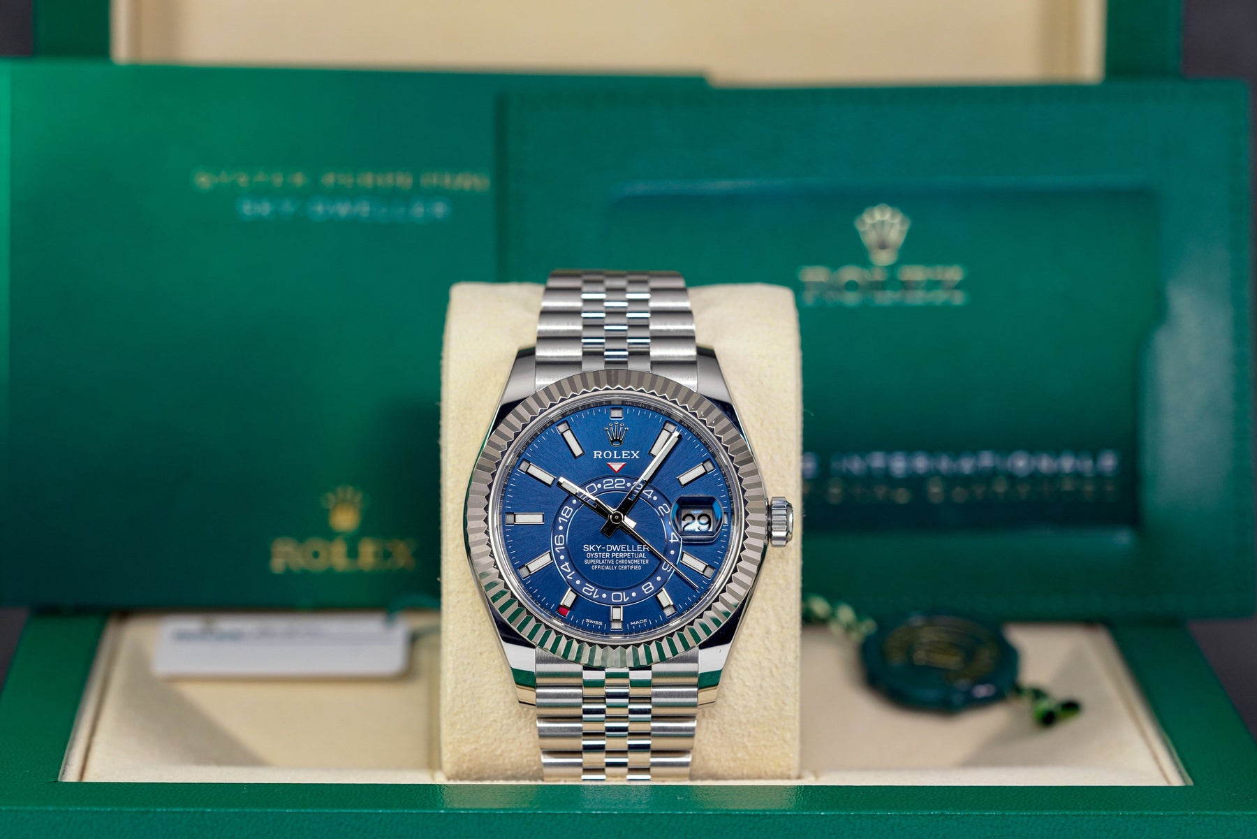 Harga Rolex Sky Dweller Blue Jubilee Indonesia