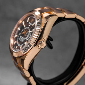 Harga Rolex Sky Dweller Rosegold Choco Indonesia