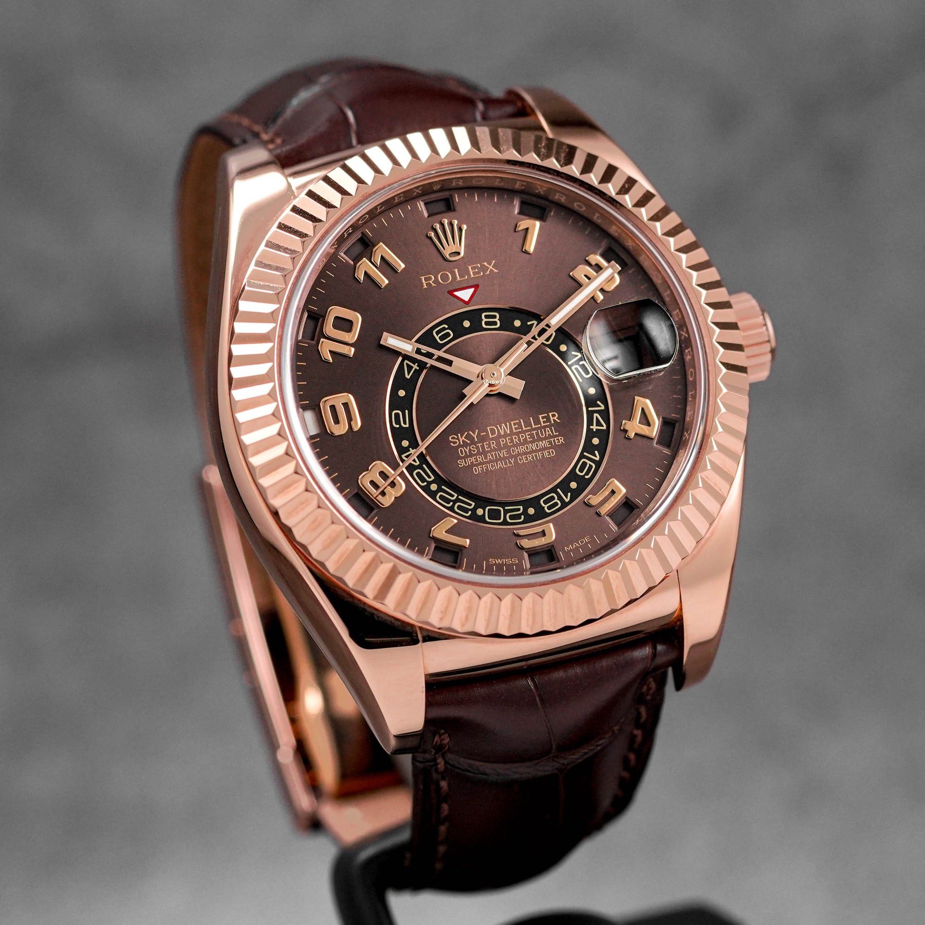 Harga Rolex Sky-Dweller Rosegold Choco Indonesia