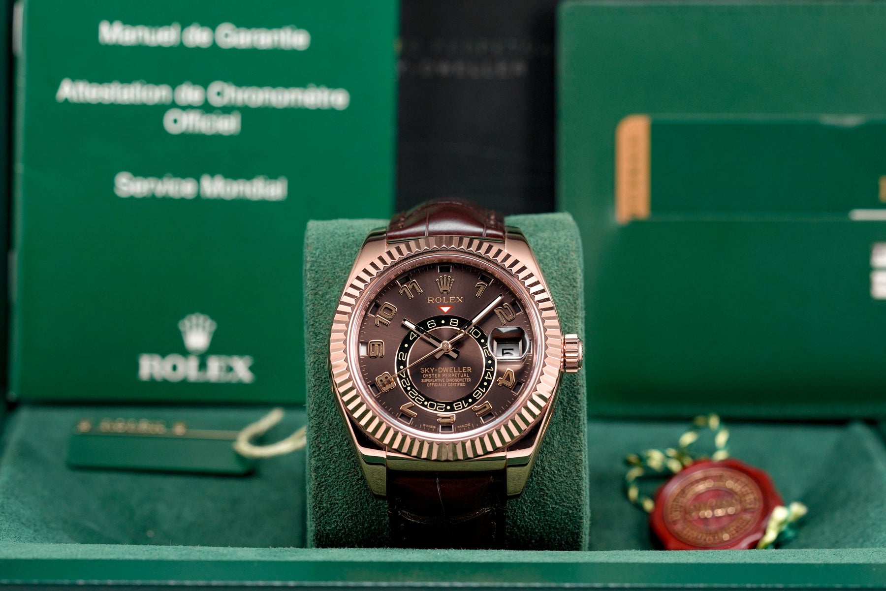 Harga Rolex Sky-Dweller Rosegold Choco Indonesia