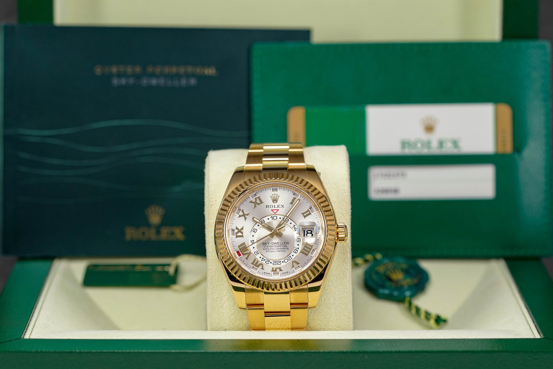 Harga Rolex Sky Dweller Silver Roman