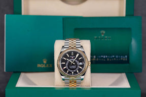 Harga Rolex Sky Dweller Yellowgold Black Indonesia