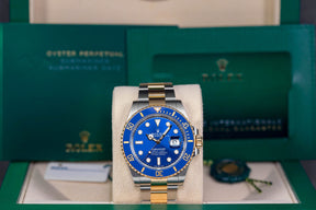 SUBMARINER DATE 41MM TWOTONE YELLOWGOLD BLUE DIAL (2024)