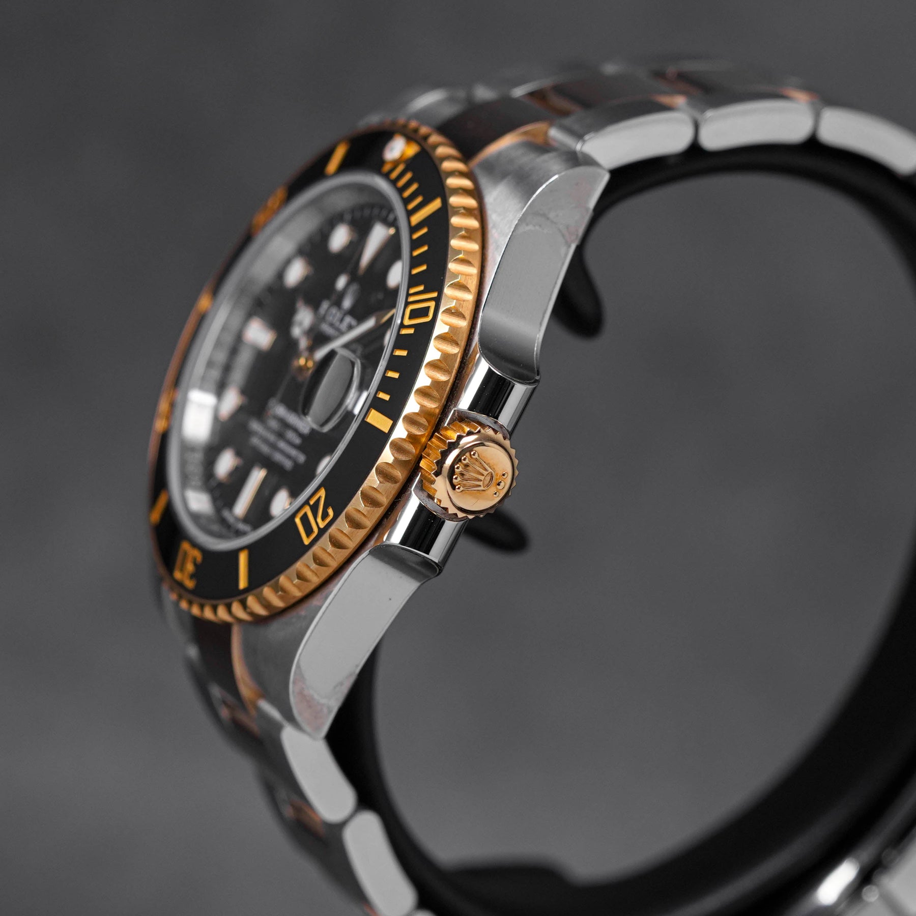 SUBMARINER DATE 40MM TWOTONE YELLOWGOLD BLACK DIAL (2018)