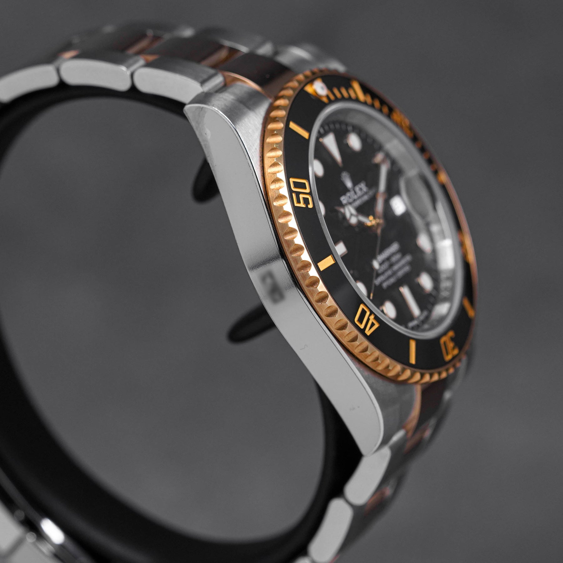 SUBMARINER DATE 40MM TWOTONE YELLOWGOLD BLACK DIAL (2018)