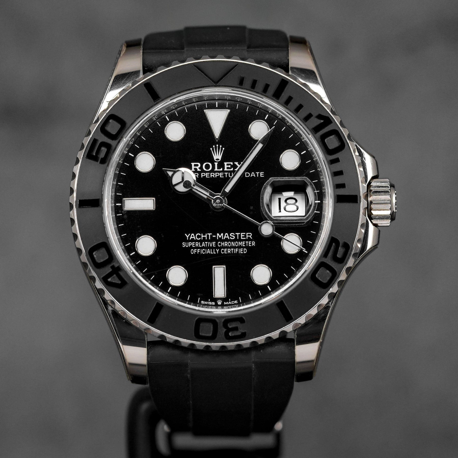 Harga Rolex Yacht Master 42 Oysterflex Whitegold Indonesia