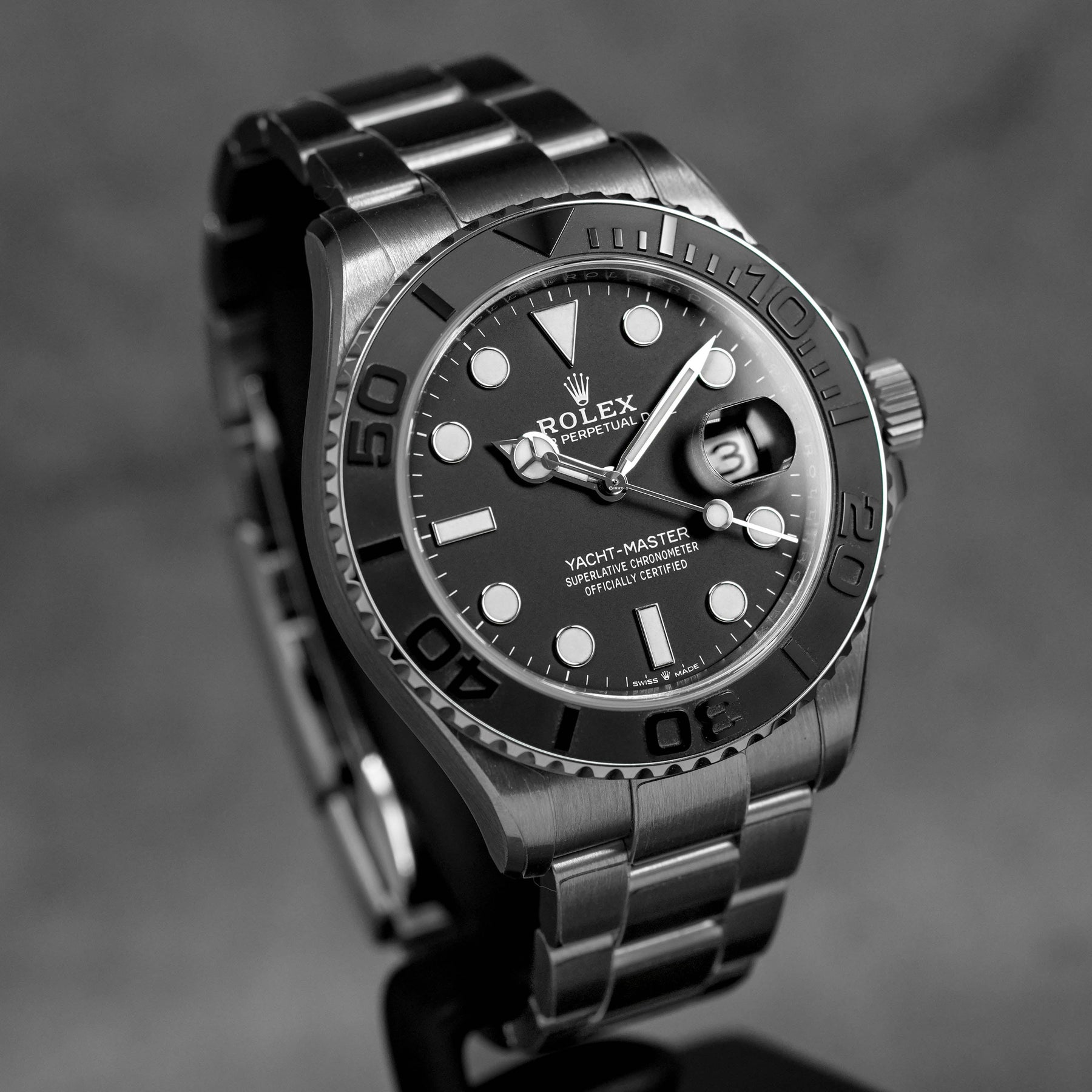 YACHT-MASTER 42MM RLX TITANIUM BLACK DIAL (2024)