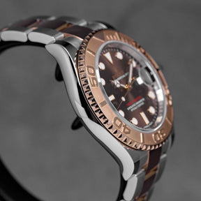 YACHT-MASTER 40MM TWOTONE ROSEGOLD CHOCO DIAL (2018)