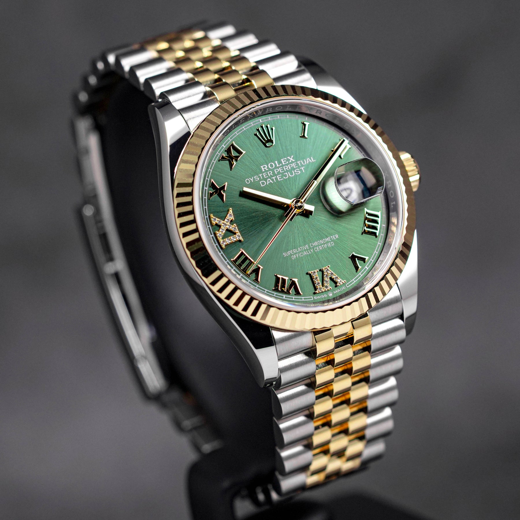 Datejust Green Roman Indonesia